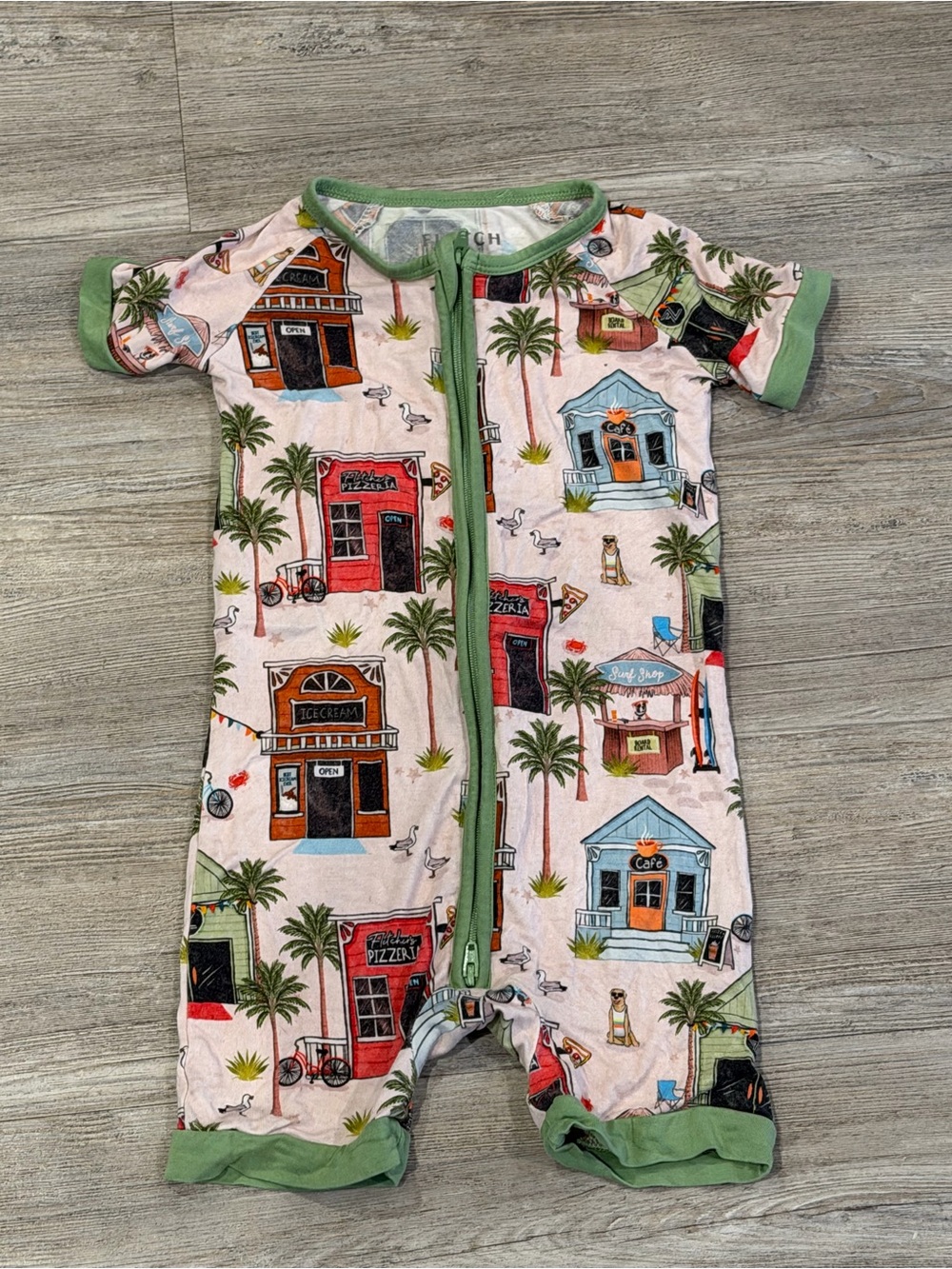 Fletch Food Shack Bamboo Pajama Shortie